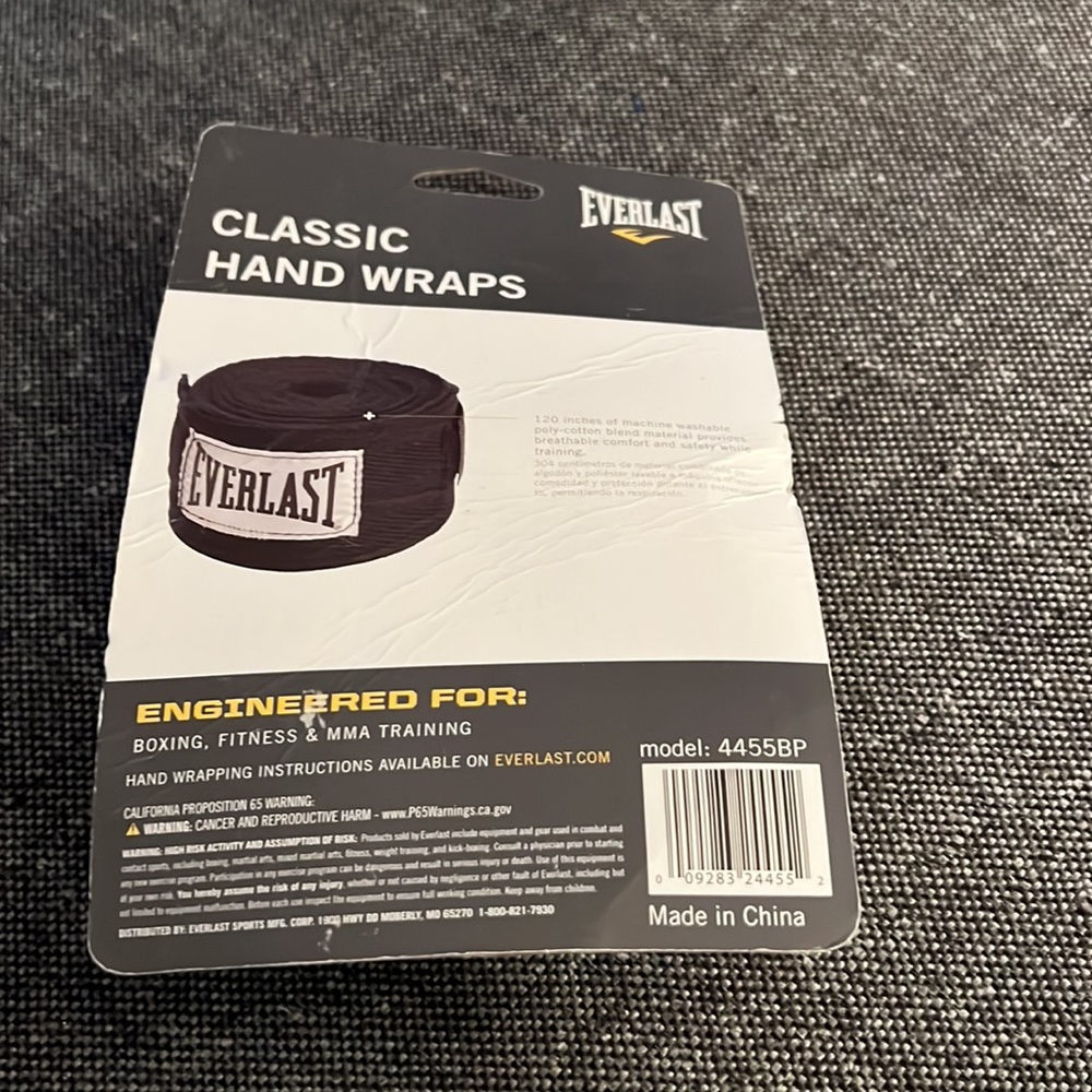 Classic hand wraps/ boxing.  (Set of 2 wraps) - Picture 2 of 3